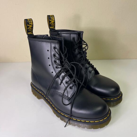 Dr. Martens 1460 XTRM Extreme Lace Leather Boots Black Women's US 11 Men's US 10 - Picture 5 of 12